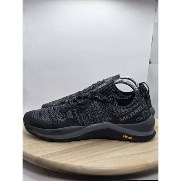 Merrell Vapor Glove 6 Gray Mens 8.5 Trail Run Jog Walk Shoe Minimalist Barefoot - Picture 1 of 9